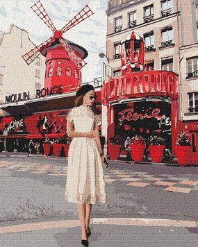 Картина за номерами 'Moulin Rouge' 40х50 КНО4657 1020015 фото