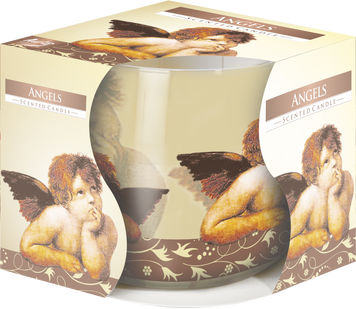 Ароматична свічка "Bispol" в скляному стакані Ангели (SN 71s-04) 1016278 фото