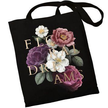 Екошопер BookOpt BK4109 Florar dreams чорний BK4109 фото
