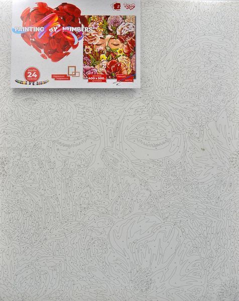 Картина по номерах 50х40см Аромат квітів Креативна творчість Painting by numbers KpNe-02-04 1006496 фото