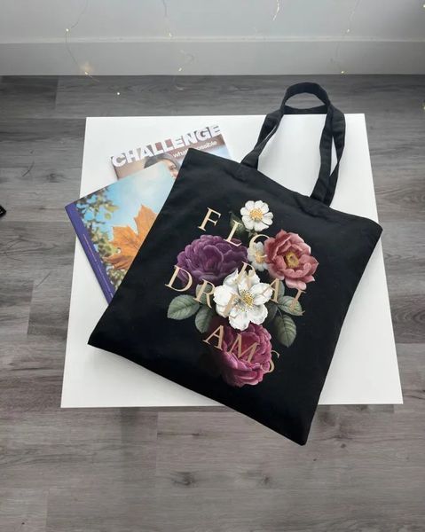 Екошопер BookOpt BK4109 Florar dreams чорний BK4109 фото