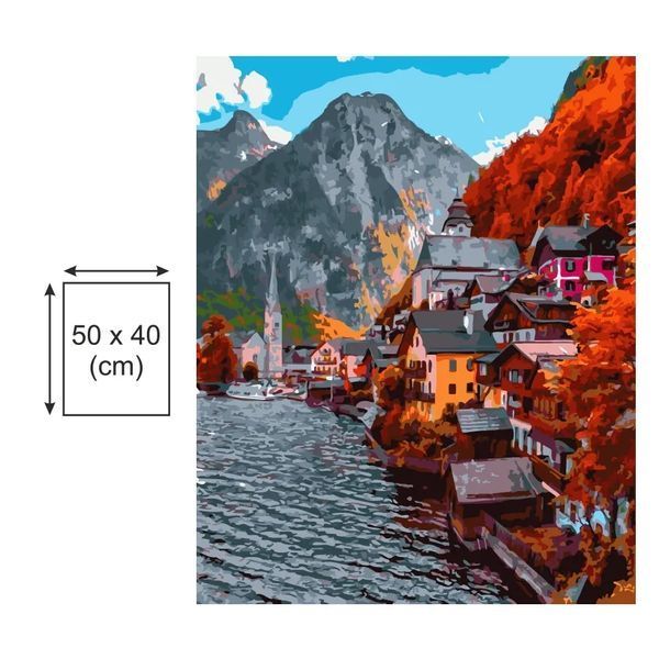 Картина по номерах Bookopt Містечко ворах 40х50 (ВК2096) 1011200 фото