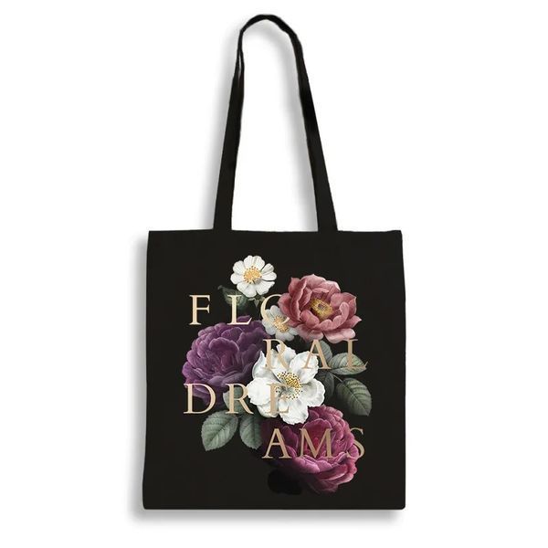 Екошопер BookOpt BK4109 Florar dreams чорний BK4109 фото
