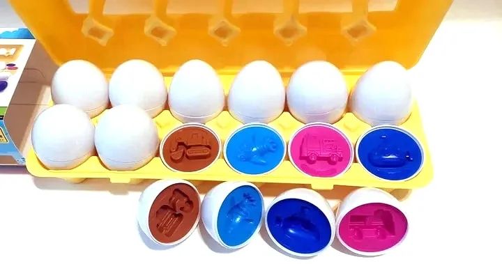 Розвиваюча іграшка Яєчний лоток Fun Game Транспорт 3D сортер (59293) 1018713 фото