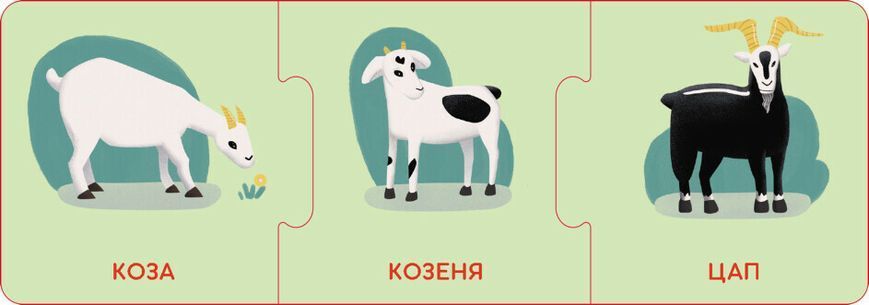 Логічні ланцюжки. Малюки тварини та їхні родини 1022168 фото