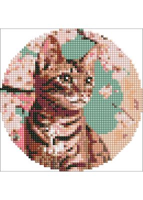 Алмазна мозаїка Ідейка Чарівне кошеня AM-R7912 19 см 1024945 фото
