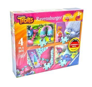 Набір пазлів 4 в 1 Тролі Ravensburger 06864-7 173684 фото