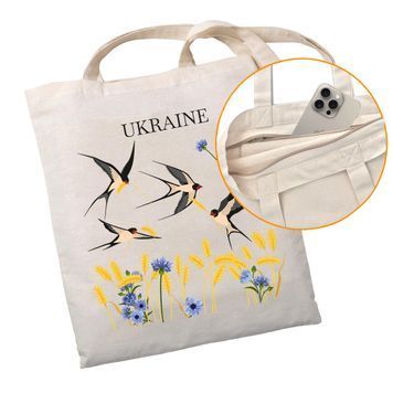 Екошопер на замку Bookopt Ukraine - Ластівки (BK4052) 1022101 фото