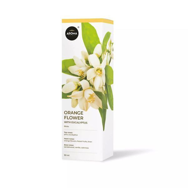 Ароматичні палички Квіти апельсину з евкаліптом Aroma Home Basic Line Orange Flowers with Eucalyptus 50 мл 1018053 фото