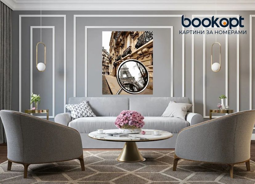 Картина по номерах Bookopt У дзеркалі заднього виду 40х50 (ВК2036) 1011125 фото