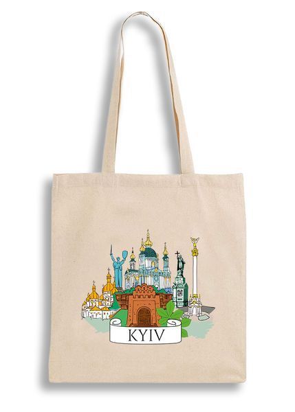 Екошопер Bookopt Київ, бежевий 1024252 фото