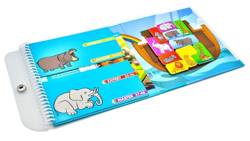Магнітна дорожня гра Ноїв ковчег Smart Games (SGT 240 UKR) 1001385 фото