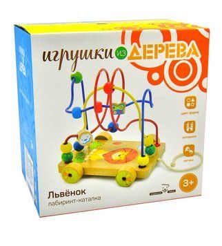 Лабіринт-каталка Игрушки из дерева Левеня (Д011) 1000829 фото