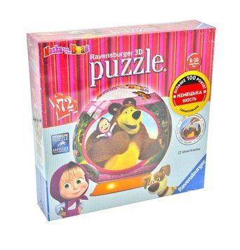 3D-Пазл Ravensburger Маша і ведмідь 72 елементи 12178 173692 фото