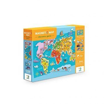 Розвиваюча гра Dodo Магнітна мапа (Серія Discovery game) 200201 1013154 фото