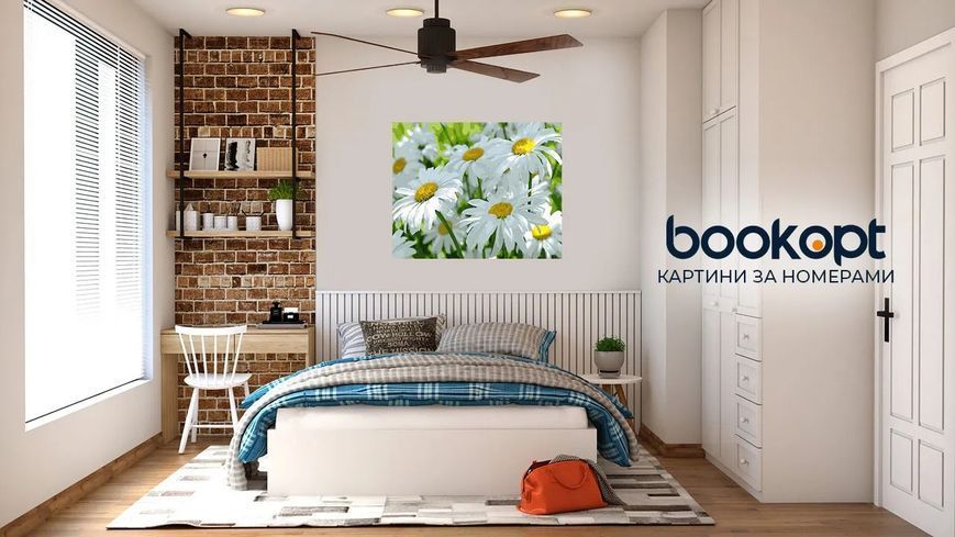 Картина по номерах Bookopt Ромашкове поле 40х50 (ВК1181) 1004582 фото