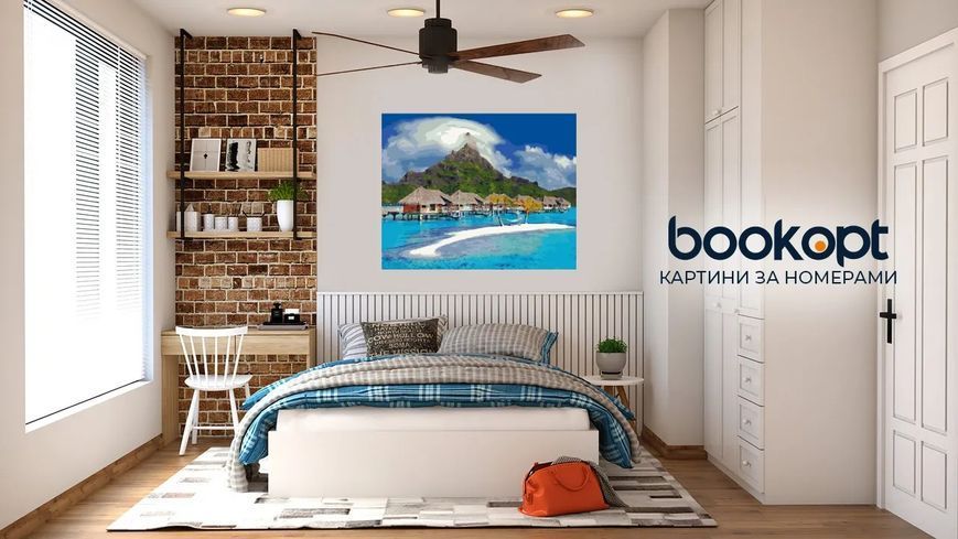 Картина по номерах Bookopt Бора-Бора 40х50 (BK1478) 1011577 фото