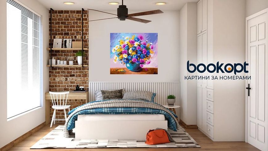Картина по номерах Bookopt Барвиста композиція 40х50 (BK1258) 1004776 фото