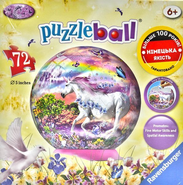 3D-Пазл Ravensburger Єдиноріг 72 елементи 12129 173691 фото