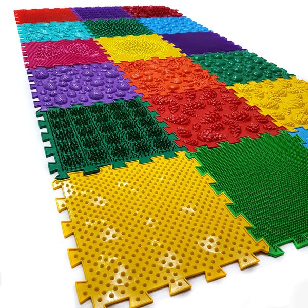 Масажний килимок Ортек Мега Мікс пазли 18 елементів 1012035 фото