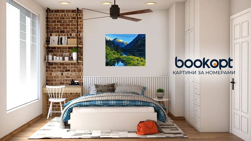 Картина по номерах Bookoptірський пейзаж 40х50 (BK1157) 1004553 фото