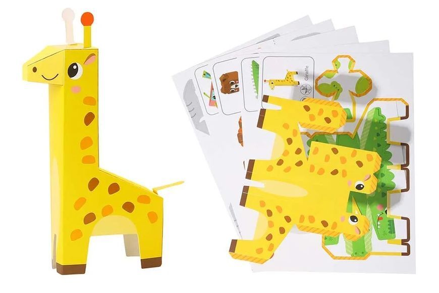 3D оригамі TookyLand Дикі тварини (LT032) 1018265 фото
