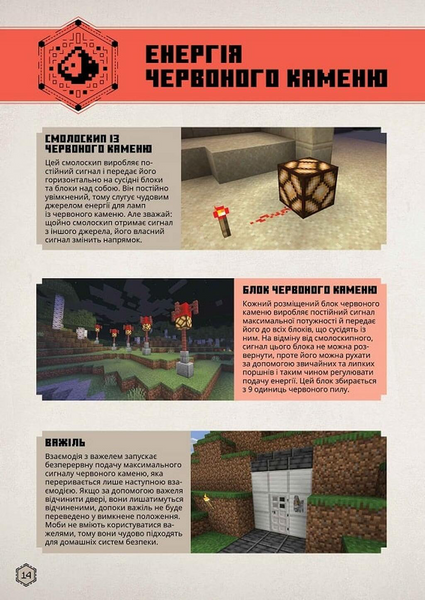 MINECRAFT Посібник червоного каменю 1033541 фото