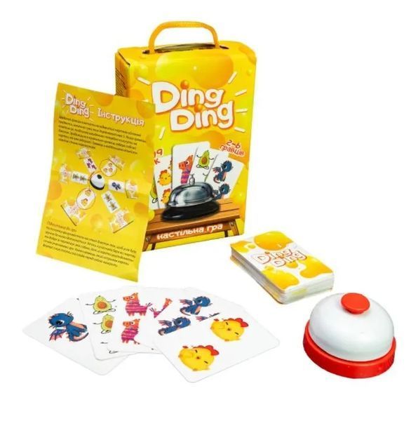 Настільна гра Strateg Ding ding 30324 (українська) 1013140 фото