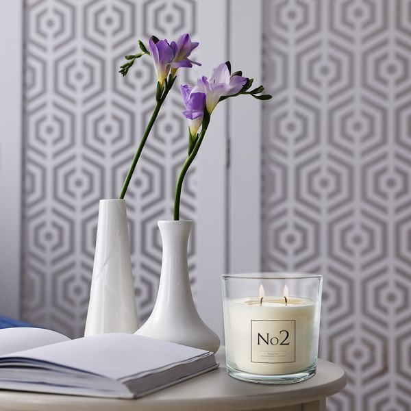 Ароматична свічка Bispol в скляному свічнику з металевою кришкою Fragranced Candle №2 (snp100-002) 1016498 фото