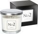 Ароматична свічка Bispol в скляному свічнику з металевою кришкою Fragranced Candle №2 (snp100-002) 1016498 фото 1