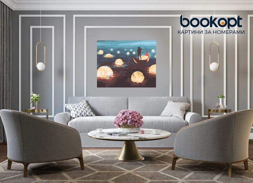 Картина по номерах Bookopt За течією 40х50 (ВК2138) 1011251 фото