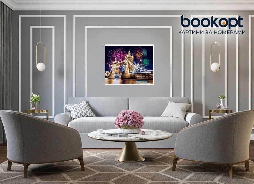 Картина по номерах Bookopt Яскраві барви міста 40х50 (BK1131) 1004525 фото