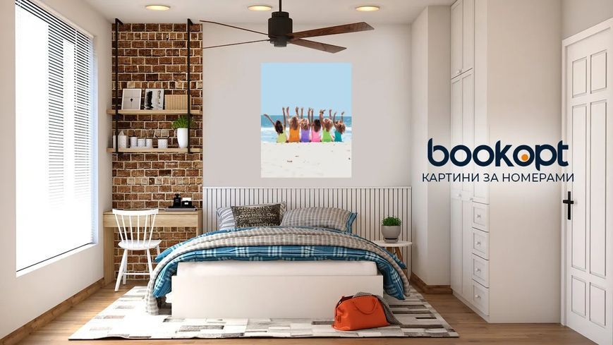 Картина по номерах Bookopt Відпочинок на морі 40х50 (BK1448) 1011570 фото