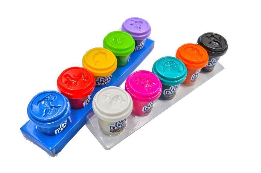 Маса пластична для творчості 10 кольорів Fun Dough 34302PTR 171617 фото