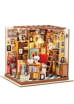 Конструктор 3D міні-будинок Robotime Corner Sam's Study DG102 DG102 фото