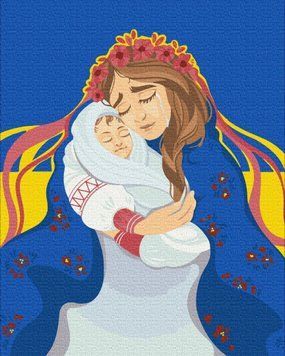 Картина за номерами Brushme Ненька Україна Anastasiia Kasarda 40х50 BS53077 1014328 фото