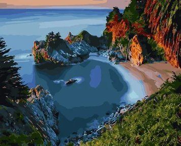 Картина по номерах Bookopt Казковий пейзаж 40х50 (ВК1204) 1004656 фото