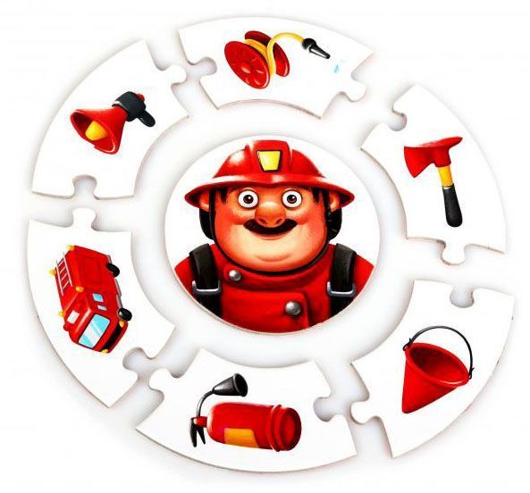 Пазли Puzzlika Професії 2 21 елемент (13524) 1006216 фото
