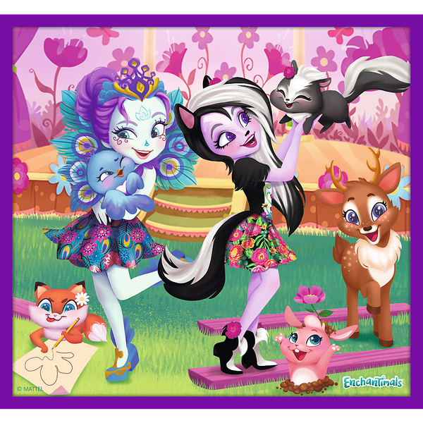 Пазли Пригоди Енчентімалс Mattel Enchantimals 10в1 Trefl 90354 1005512 фото