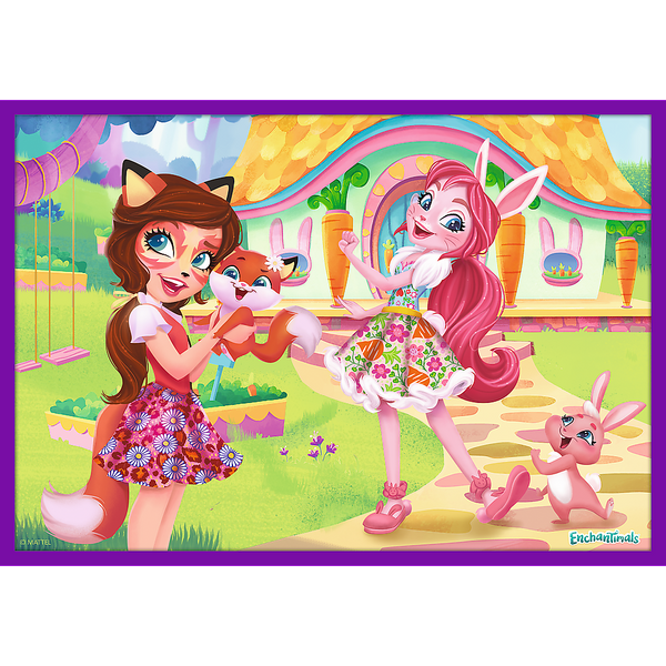 Пазли Пригоди Енчентімалс Mattel Enchantimals 10в1 Trefl 90354 1005512 фото