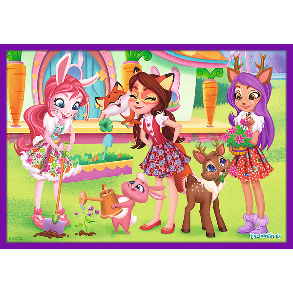 Пазли Пригоди Енчентімалс Mattel Enchantimals 10в1 Trefl 90354 1005512 фото
