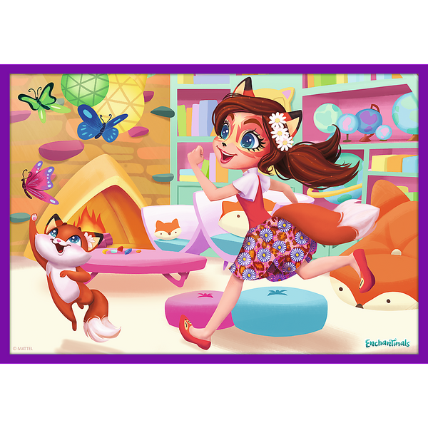 Пазли Пригоди Енчентімалс Mattel Enchantimals 10в1 Trefl 90354 1005512 фото