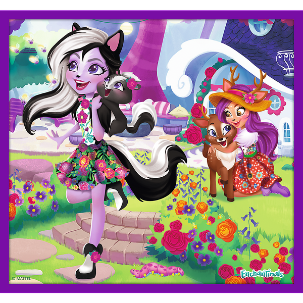 Пазли Пригоди Енчентімалс Mattel Enchantimals 10в1 Trefl 90354 1005512 фото