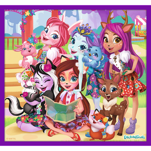 Пазли Пригоди Енчентімалс Mattel Enchantimals 10в1 Trefl 90354 1005512 фото