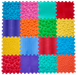 Масажний килимок Ортек Мега мікс пазли 16 елементів 1012034 фото 1