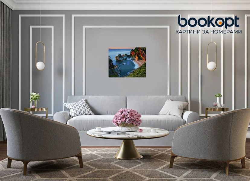 Картина по номерах Bookopt Казковий пейзаж 40х50 (ВК1204) 1004656 фото