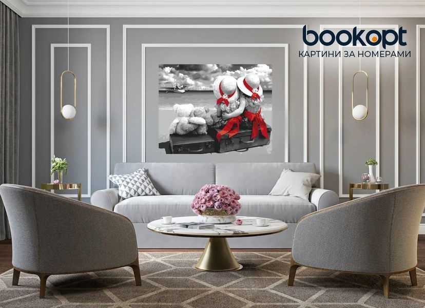 Картина по номерах Bookopt Подружки 40х50 (BK1435) 1011419 фото