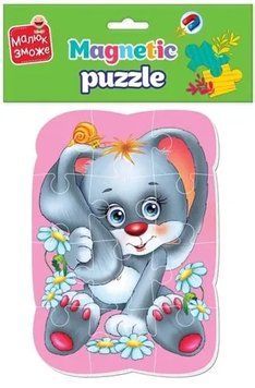 Магнітні пазли Vladi Toys Малюк зможе А5. Зайчик 1019392 фото