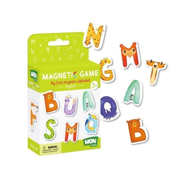 Магнітна гра Mon Game Моя перша магнiтна абетка. Англiйска 200210 1013159 фото