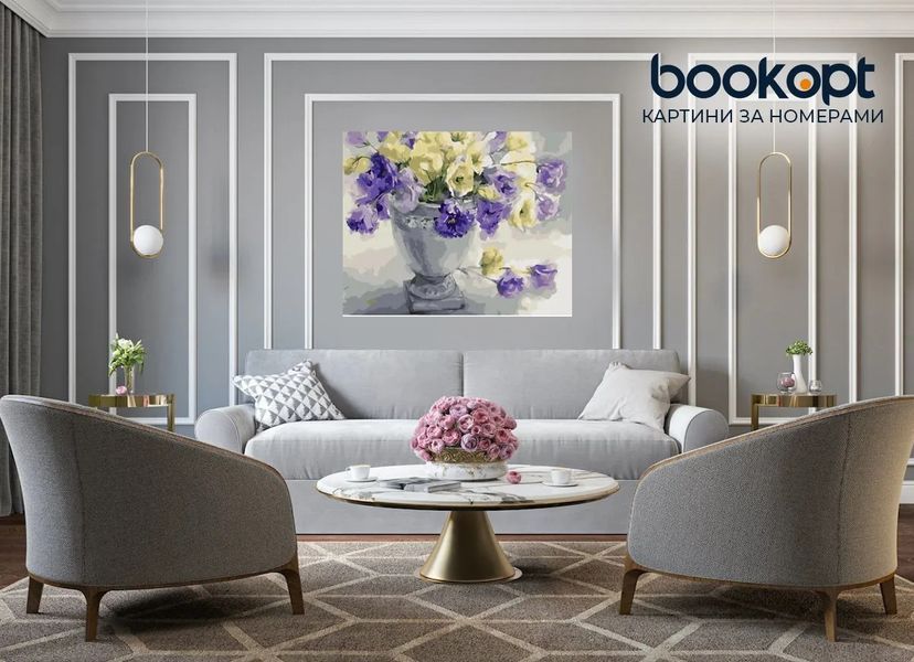 Картина по номерах Bookopt Оксамитовий букет 40х50 (BK1024) 1013765 фото